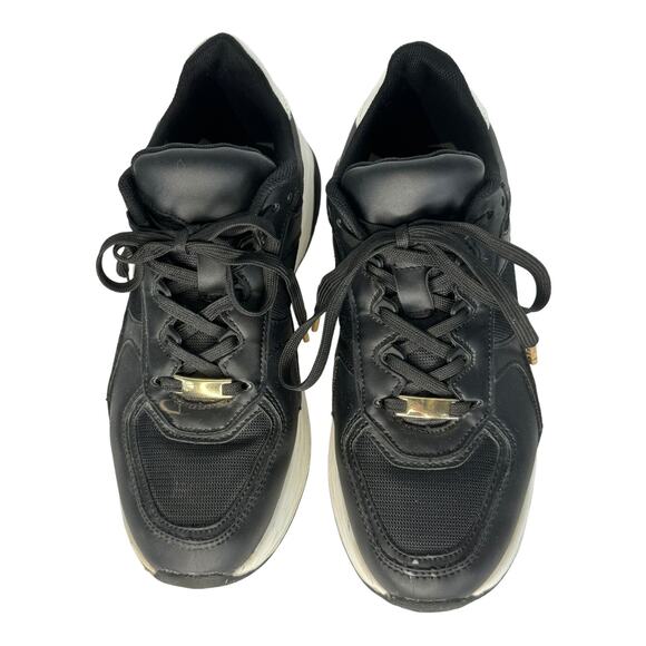 ZARA Animal snake print chunky sneakers brown black white size 6 (36) - Picture 8 of 12